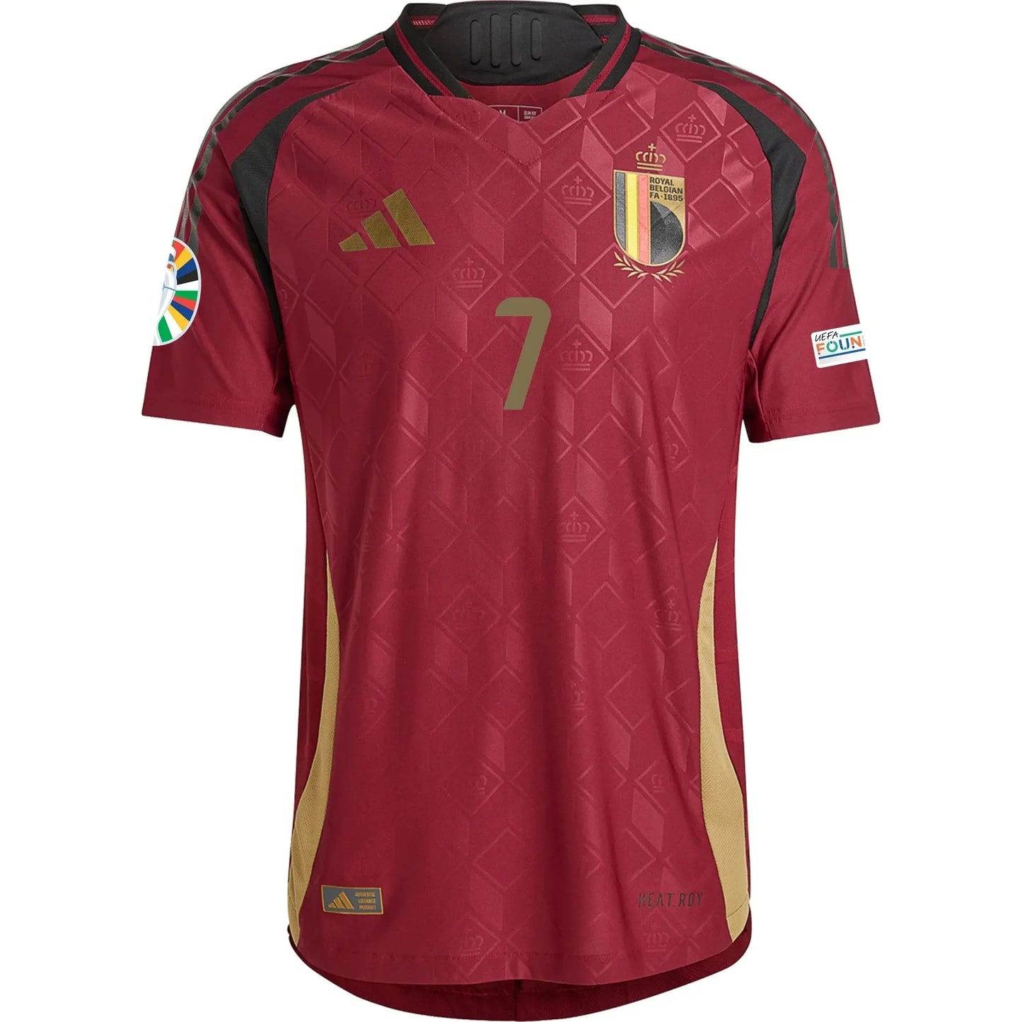 Kevin De Bruyne – Belgium 24/25 Authentic Home Jersey Adidas