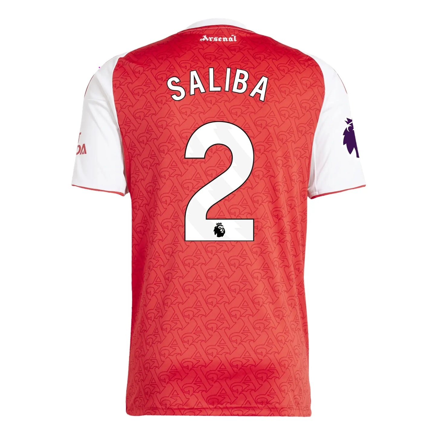 William Saliba Arsenal 25/26 Home Jersey Adidas