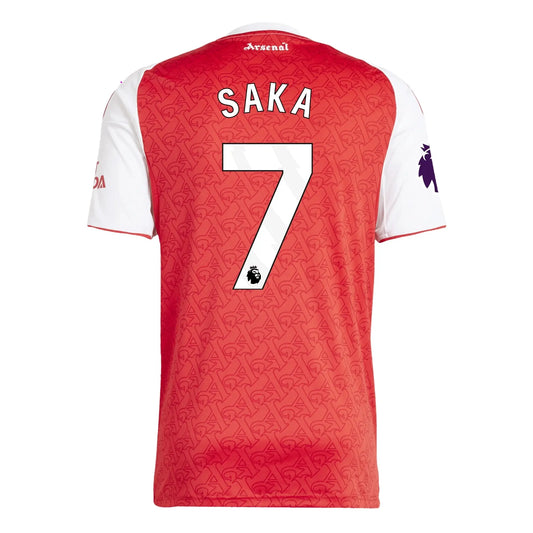 Bukayo Saka Arsenal 25/26 Home Jersey Adidas