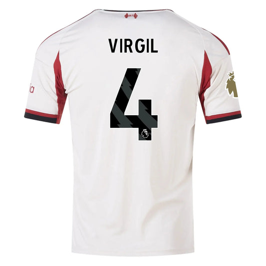 Virgil van Dijk Liverpool 25/26 Away Jersey Adidas