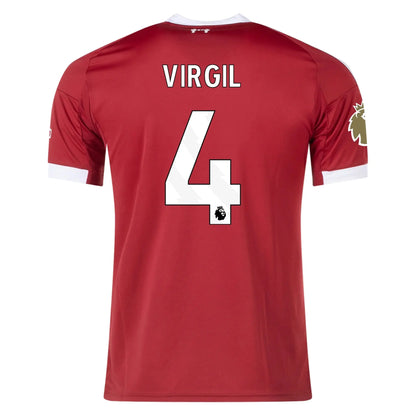 Virgil van Dijk Liverpool 25/26 Home Jersey Adidas