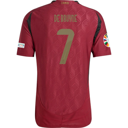 Kevin De Bruyne – Belgium 24/25 Authentic Home Jersey Adidas