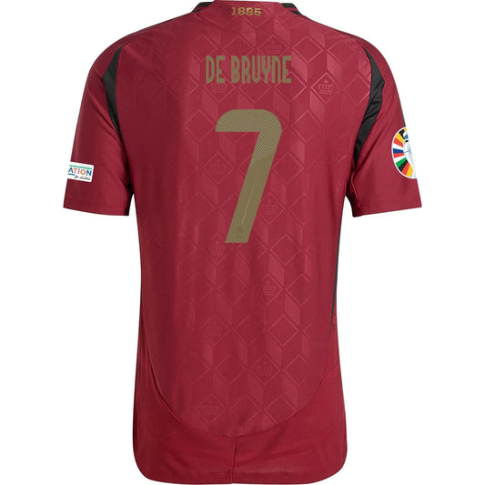 Kevin De Bruyne – Belgium 24/25 Authentic Home Jersey Adidas