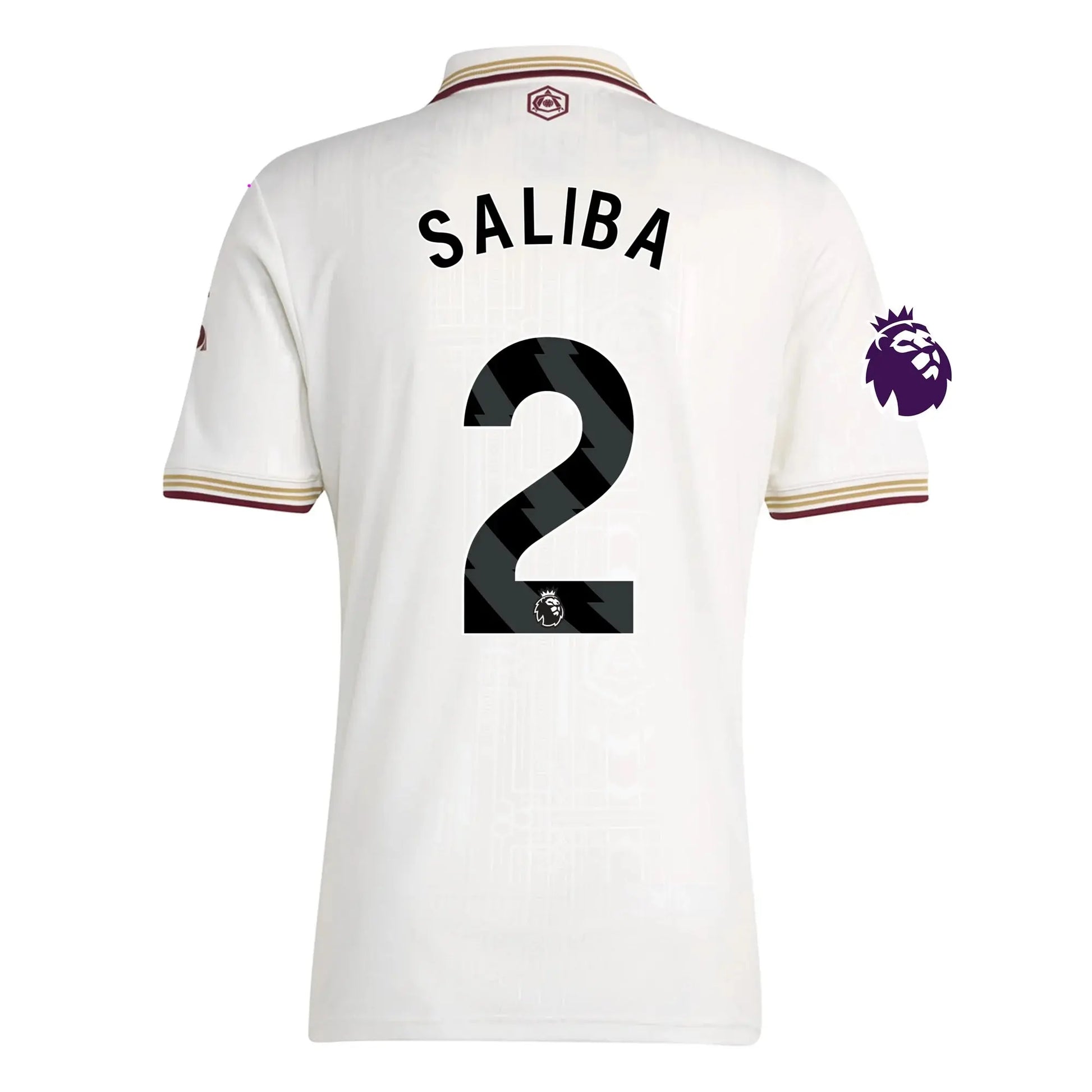 William Saliba Arsenal 25/26 Third Jersey by adidas Adidas
