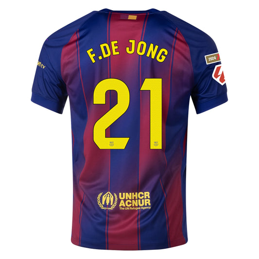 Frenkie de Jong Barcelona 25/26 Home Jersey