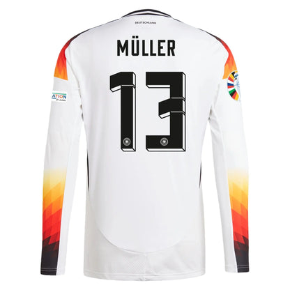 Thomas Müller – Germany 24/25 Home Jersey – Long Sleeve Adidas